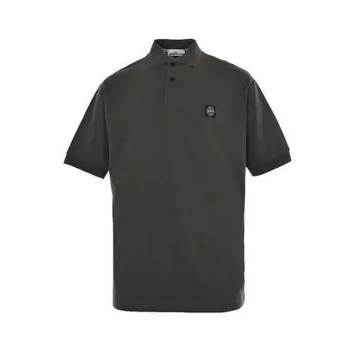 ST/Stone Island Embroidered Compass Logo Polo Short Sleeve