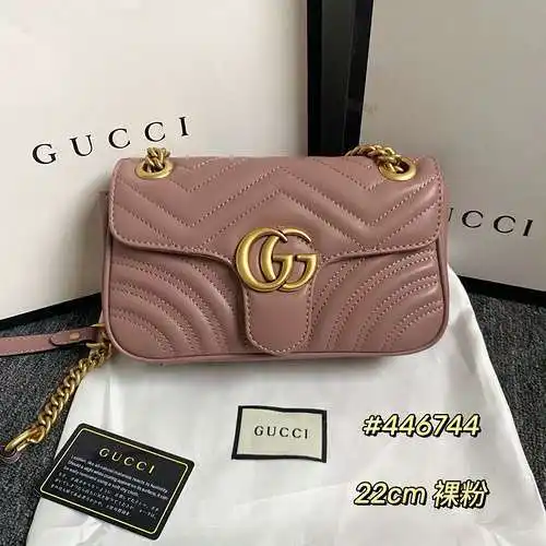 Bolso de cadena GG fabricado en piel de vacuno original importada, alta calidad, entrega en factura 