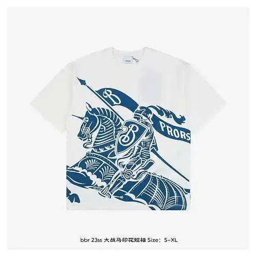 bbr 23ss war horse print short sleeves