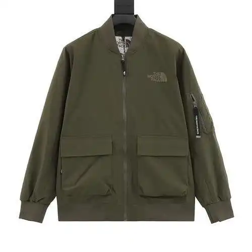 TNF North Face solid color zipper functional outdoor jacket