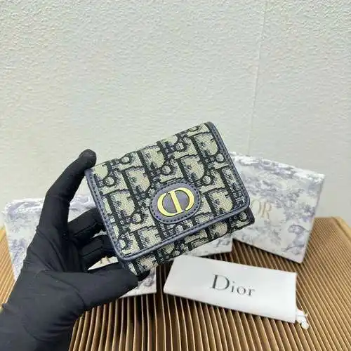 Cartera especial para mujer, clip corto, fabricada en piel vacuna original importada, alta calidad, 