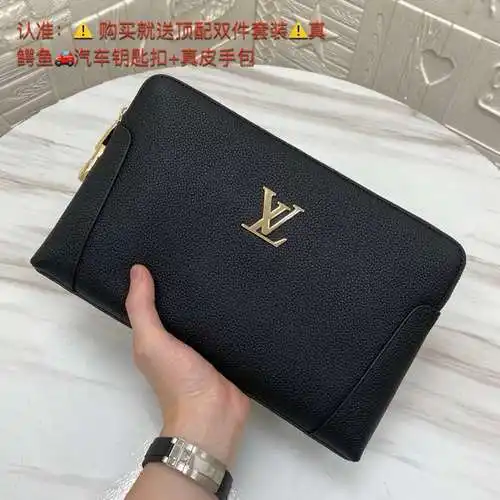 Bolso de mano para hombre LL, elaborado en piel de vacuno original importada, alta calidad, entrega 