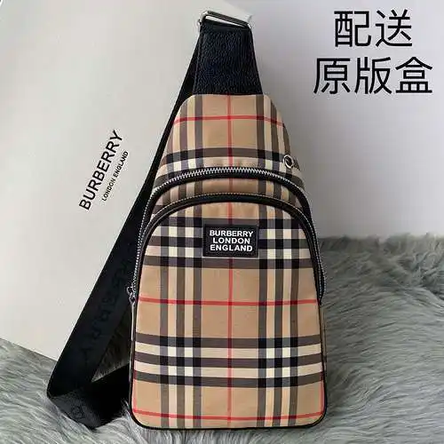 Bolso de pecho para hombre BBR fabricado en piel de vacuno original importada, alta calidad, factura