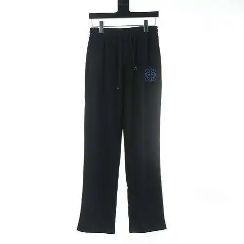 Pantalones deportivos informales con bordado de llamas de Loe*we/Luo Yiwei
