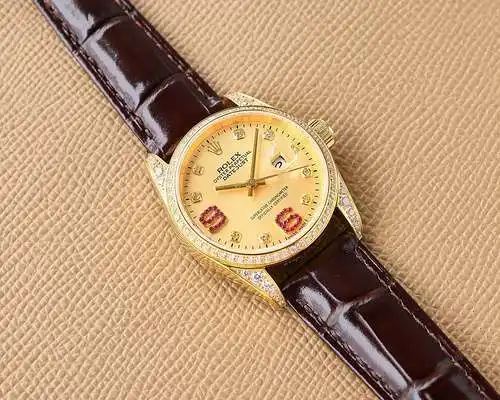 Reloj, reloj para mujer con movimiento mecánico original totalmente automático, caja y correa de ace