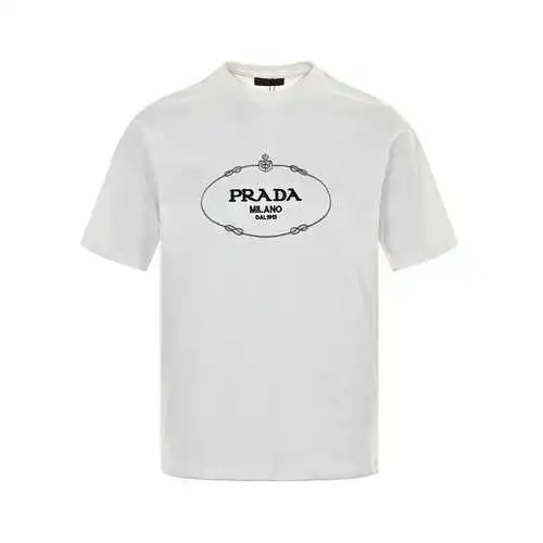 PRD/Prada 24ss letra flocada manga corta