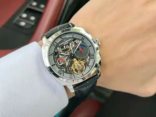 Reloj, reloj para hombre con movimiento mecánico original totalmente automático, caja y correa de ac