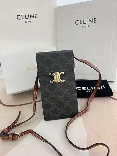 Bolsa para teléfono móvil CEL fabricada en piel de vacuno original importada, calidad de gama alta, 