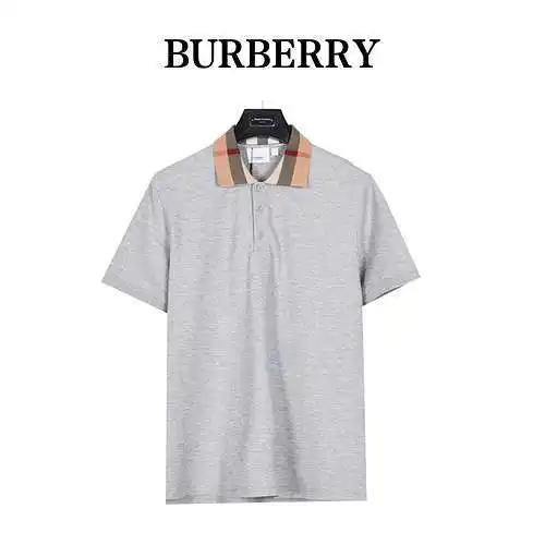BBR/Burberry 24ss classic collar plaid short-sleeved POLO shirt