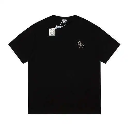 Loewe Loe*we X suna fujita joint series peacock short-sleeved black