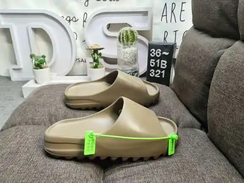 321D puro original exclusivo para Kanye West x adidas yeezy slide YY nuevas zapatillas de coco para 