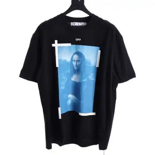 Camiseta de manga corta con estampado OW Mona Lisa