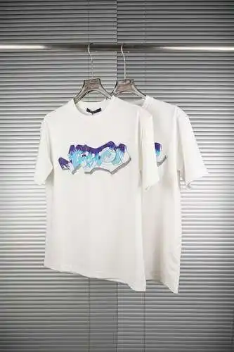 LV graffiti azul manga corta