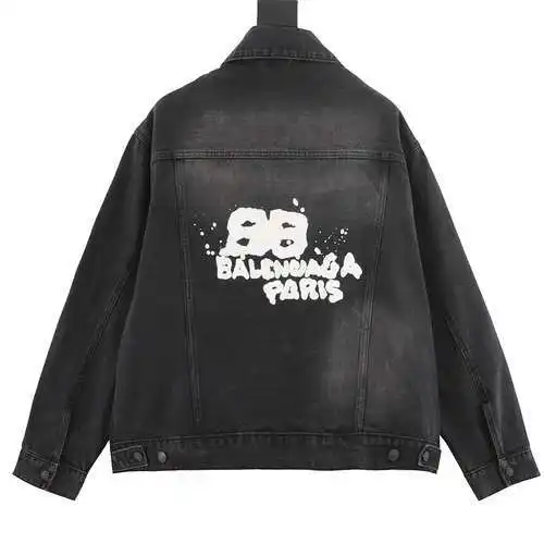 BLCG inkjet printed washed jacket
