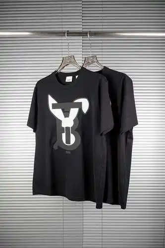 BBR Burberry Letter Rabbit Ears Manga Corta Negro
