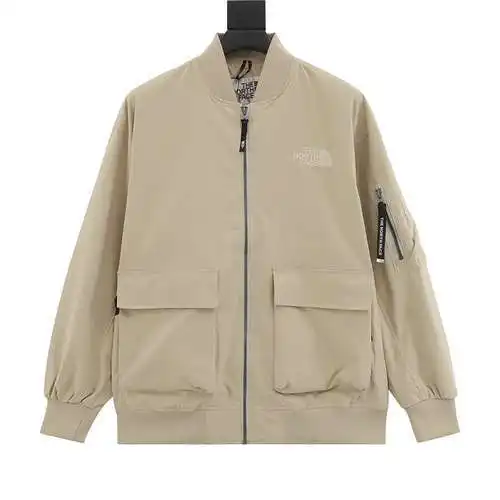 TNF North Face solid color zipper functional outdoor jacket