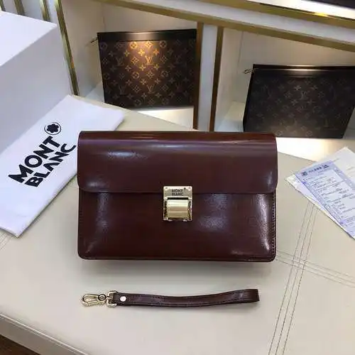 Wan@Baolong Clutch para hombre Hecho de piel de vaca original importada, calidad de alta gama, factu
