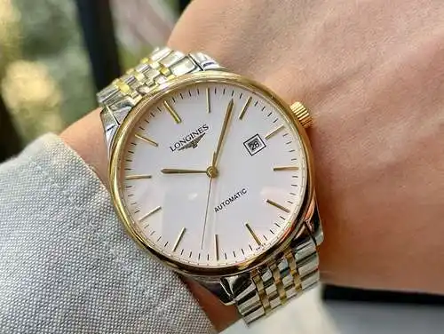 Reloj, reloj para hombre con movimiento mecánico original totalmente automático, caja y correa de ac