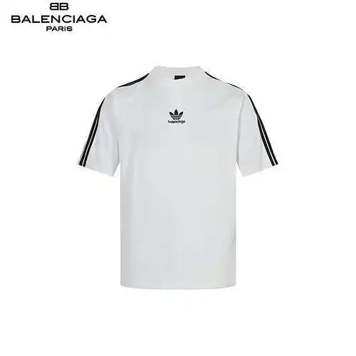 BLCG/Balenciaga&Clover three-bar drop shoulder short sleeves