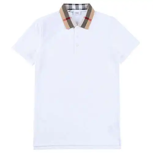Nueva camiseta POLO de manga corta con solapa de Burberry de verano