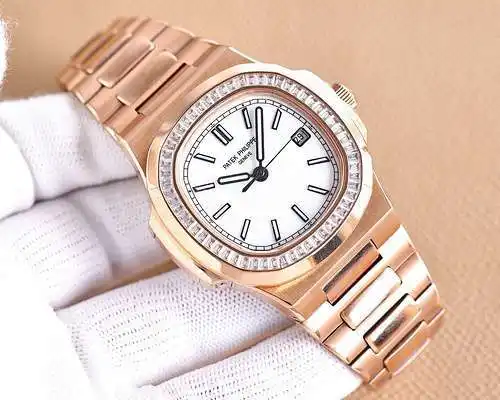 Reloj Reloj para hombre con movimiento mecánico original totalmente automático, caja y correa de ace