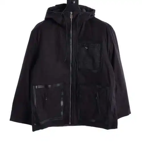 FD new three-pocket reversible jacket
