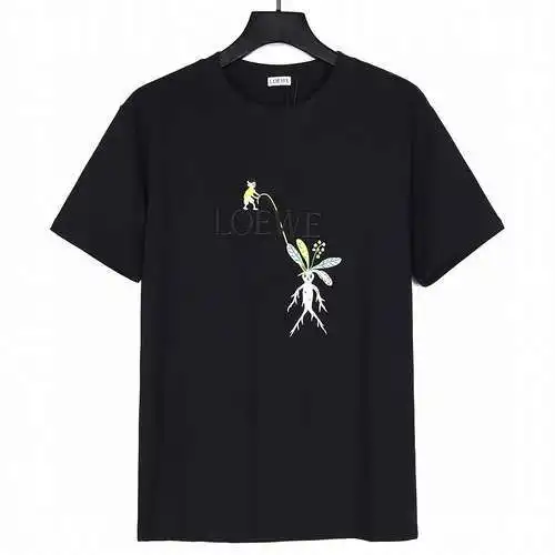 LOE*WE Loewe Groot bordado ginseng manga corta