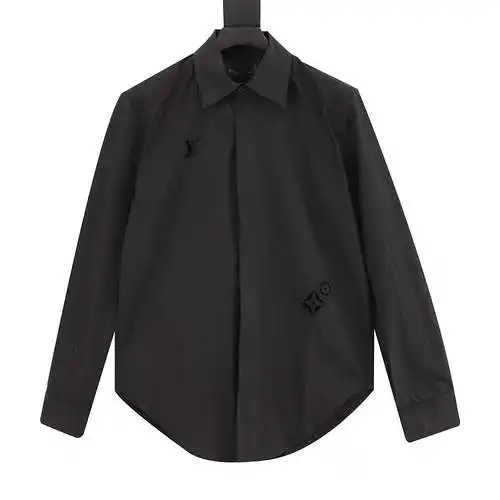 Camisa bordada flor vieja hueca 1V
