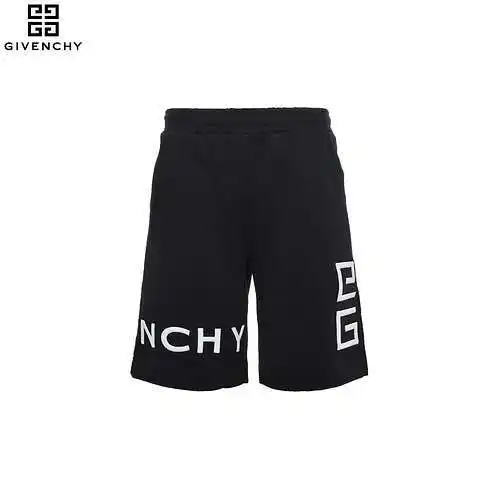 GVC/Givenchy 24FW4G shorts a cuadros bordados