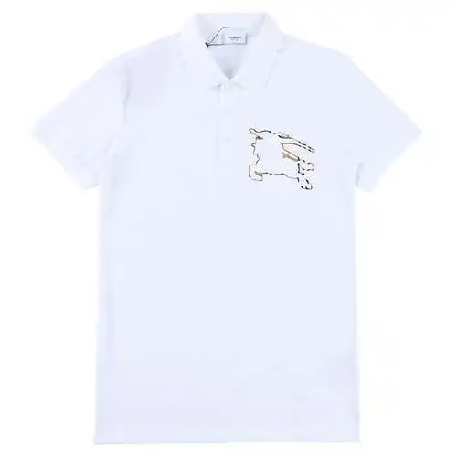 Burberry BBR nueva camiseta de verano con solapa, POLO de manga corta