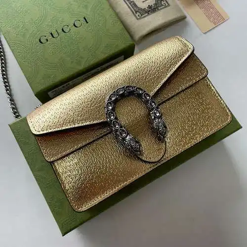 Bolso de cadena GG fabricado en piel de vacuno original importada, alta calidad, entrega en factura 