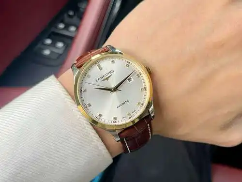 Reloj Reloj para hombre con movimiento mecánico original totalmente automático, caja y correa de ace