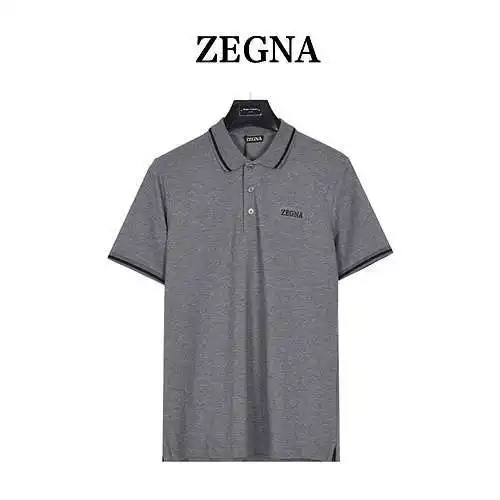 Zeg*na/Zegna Polo clásico con letras bordadas en el pecho