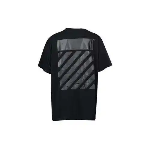 Camiseta de manga corta con estampado de cebra superpuesto OW