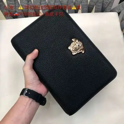 Clutch especial VER para hombre, elaborado en piel vacuna original importada, alta calidad, entrega 
