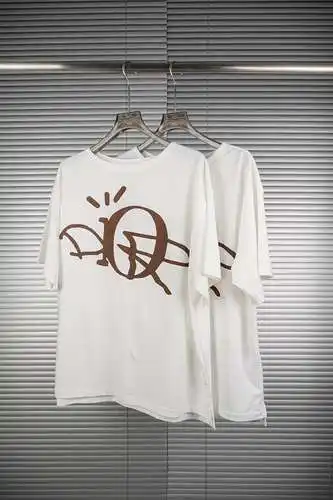 CD Dior estampado manga corta blanco
