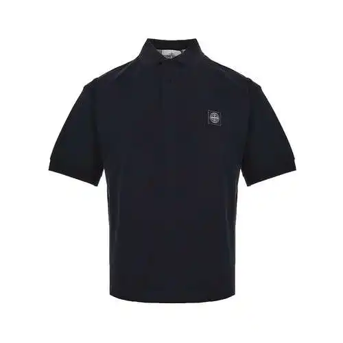 ST/Stone Island Embroidered Compass Logo Polo Short Sleeve