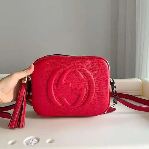 Bolso para cámara GG fabricado en piel de vacuno original importada, calidad de gama alta, factura d
