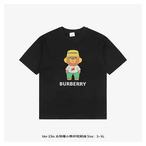 bbr 23ss sun hat bear print short sleeves