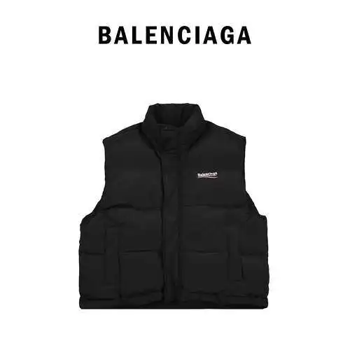BLCG Balenciaga Cola abrigo de algodón suelto ondulado, chaqueta de algodón, abrigo de pan y chaleco