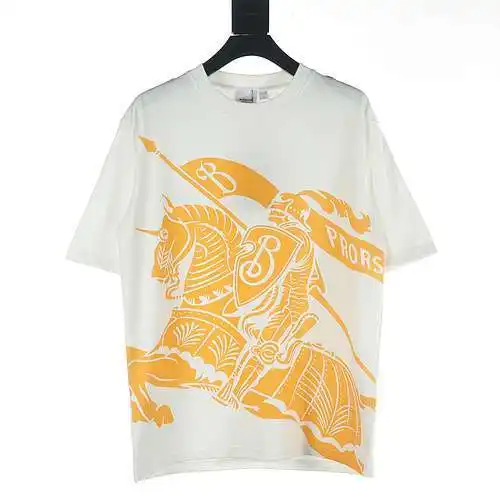Burberry Camiseta Manga Corta BBR Royal Knight War Horse Print
