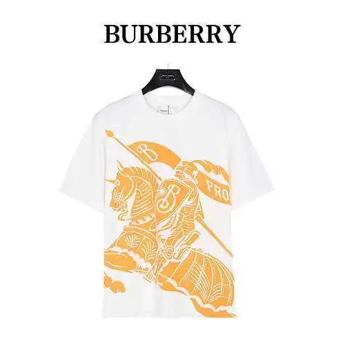 BBR/Burberry 24ss Royal Knight War Horse Printed Short-Sleeved T-shirt