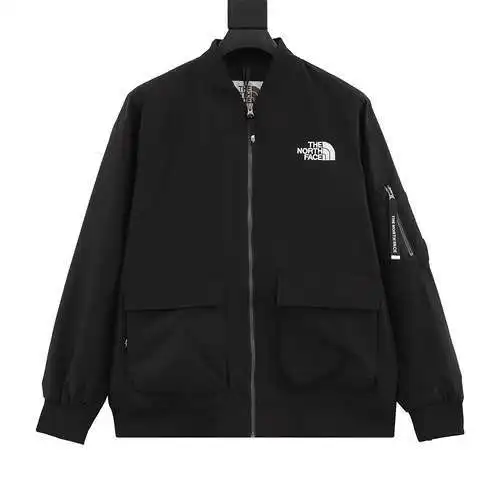 TNF North Face solid color zipper functional outdoor jacket