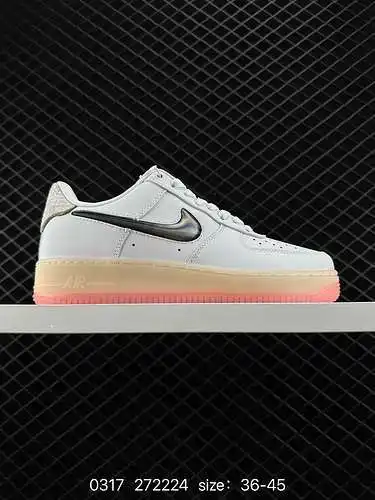 2 Nike Air Force Low Air Force 1 zapatillas deportivas informales, versátiles y de caña baja. La com