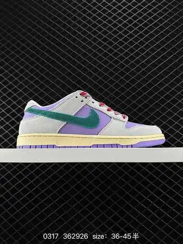 3 Zapatillas Nike Nike Dunk Low Zapatillas de skate retro Zapatillas clásicas. Hecho de cuero natura