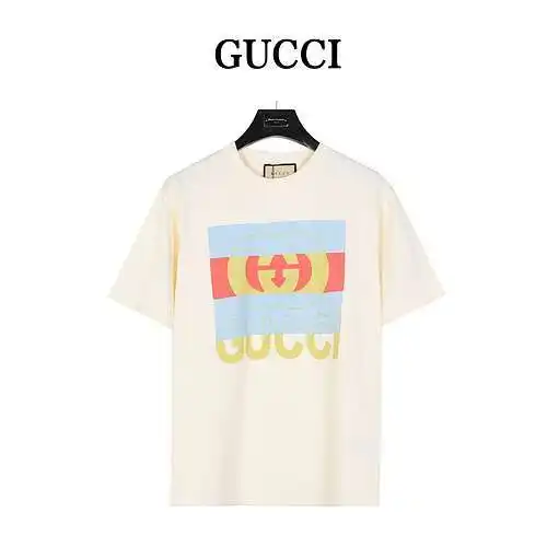 GC/Gucci square double G printed short-sleeved T-shirt