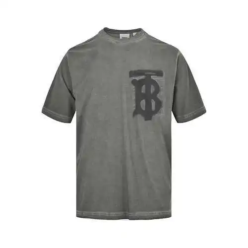 BBR/Burberry 23ss Pocket TB Heavy Washed Short Sleeves