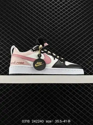 2 Nike Court Borough Low 2 de nivel empresarial, datos originales, suela de modelo privado exclusivo