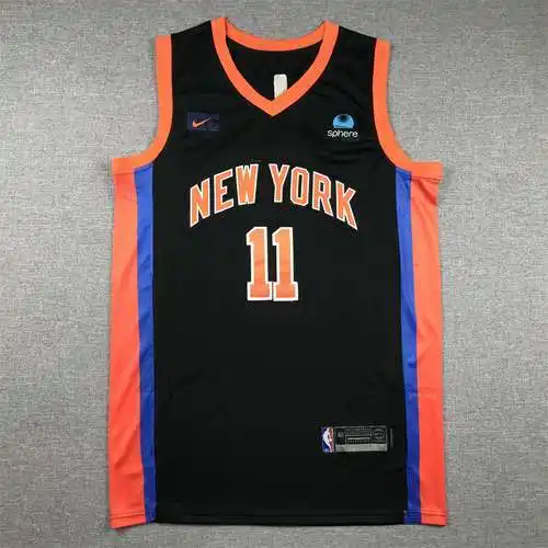Knicks No. 11 Jalen Brunson Edición Ciudad Negra