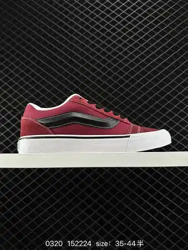 2 Vans Knu-Skool VR3 LX zapatos de pan Zapatillas deportivas casuales vulcanizadas retro de la serie